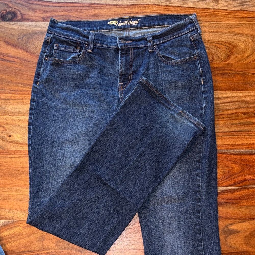 Old Navy Women's Dark Blue Bootcut Jeans